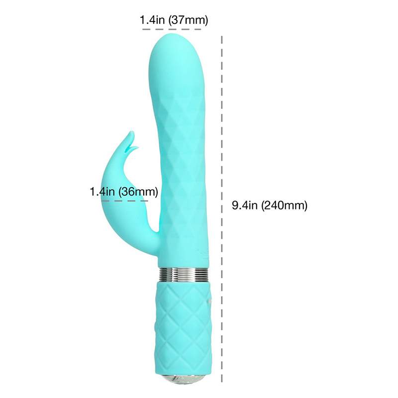 Pillow Talk - Lively Rabbit Vibrator Green - Afbeelding 3