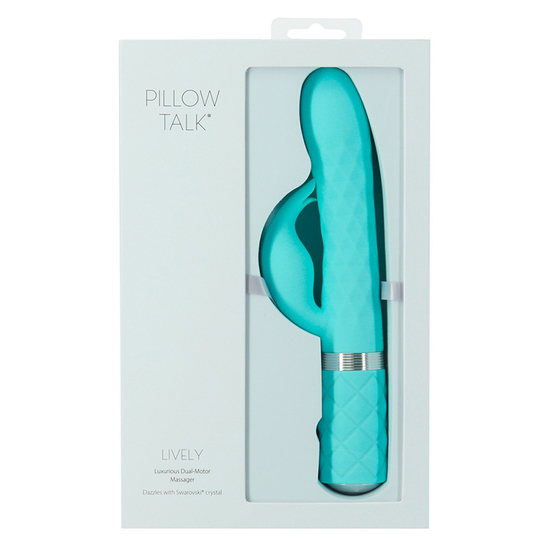 Pillow Talk - Lively Rabbit Vibrator Green - Afbeelding 2