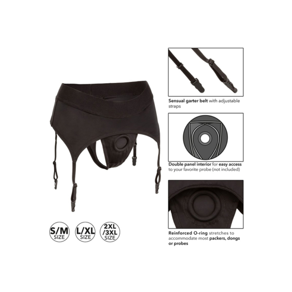 CalExotics – Boundless Strap-on slip met Jarretels - Afbeelding 4
