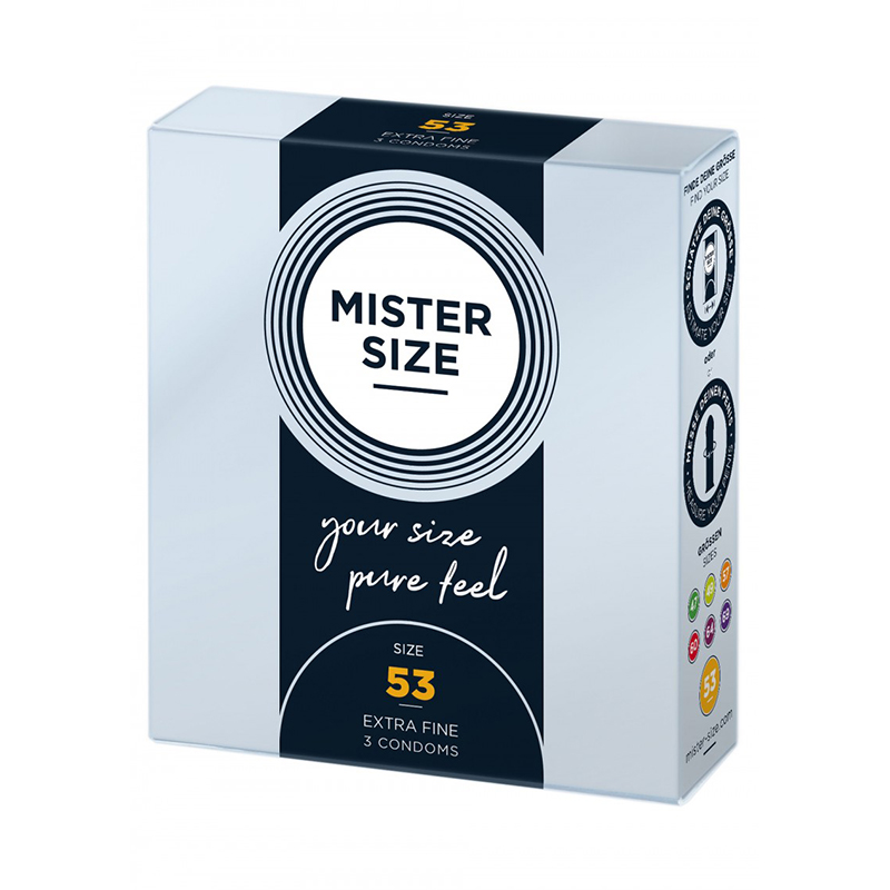 Mister Size 53 mm Condooms 3 Stuks - Desireshop.nl
