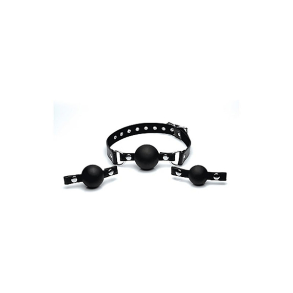 Silicone Ball Gag Set kopen - Desireshop.nl