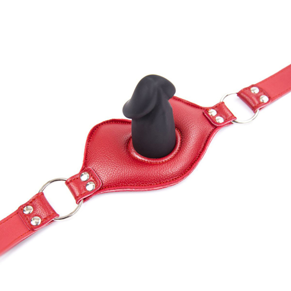 Big Lips Penis Gag Red - Afbeelding 3