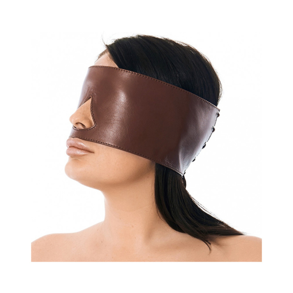 Oogmasker met vetersluiting
