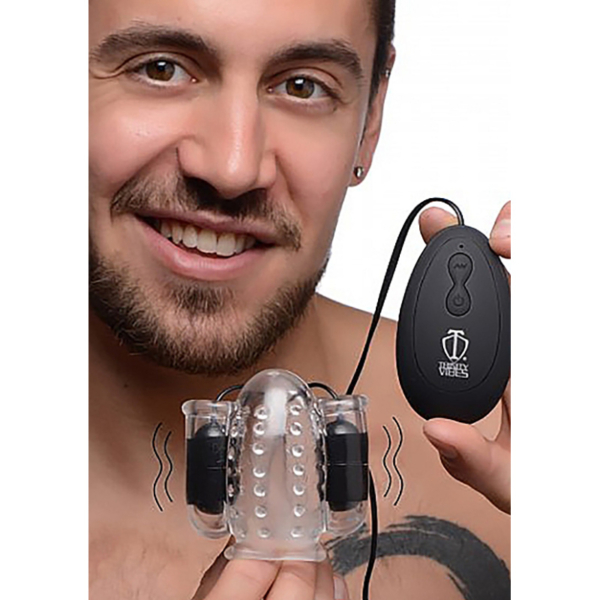 XR Brand – 20X Deluxe Dual Vibrating Head Teaser - Afbeelding 4