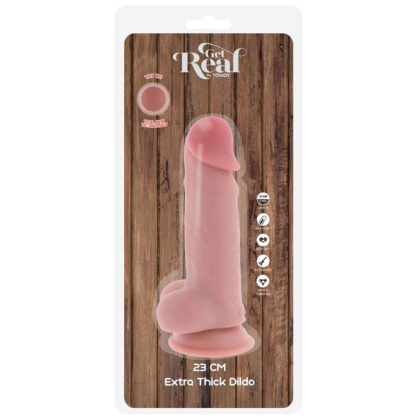 Deluxe Dual Density Thick Dildo 23 cm - Desireshop.nl