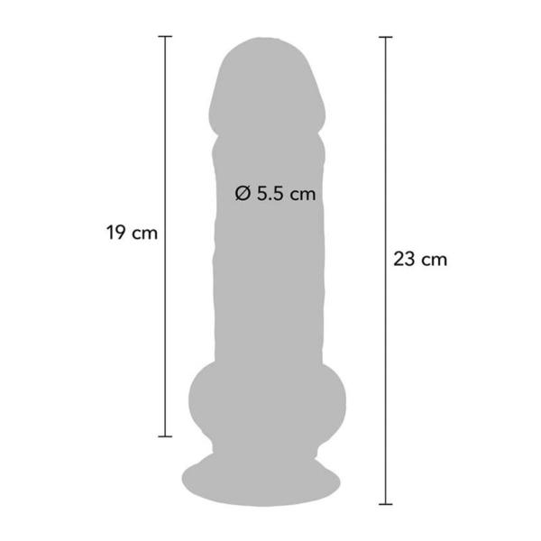 Deluxe Dual Density Thick Dildo 23 cm - Desireshop.nl