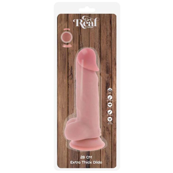 Deluxe Dual Density Thick Dildo 28 cm - Desireshop.nl