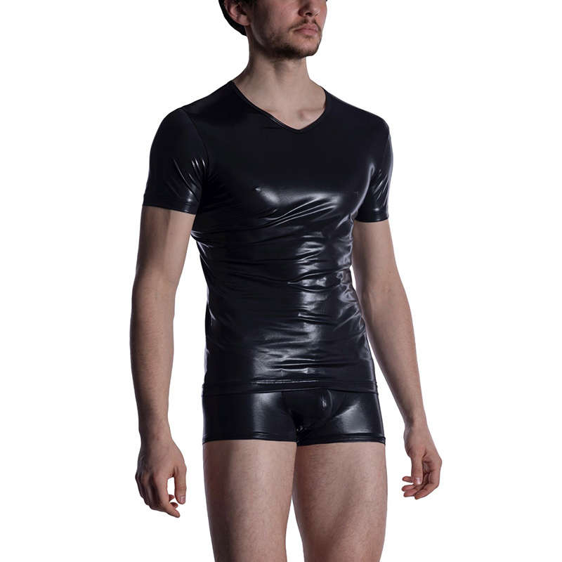 Manstore - M2004 V-Neck Tee reg Zwart - Desireshop.nl