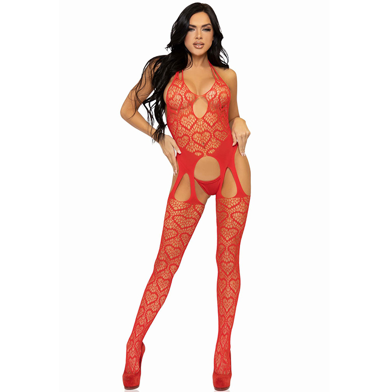 Leg Avenue – Net suspender bodystocking - Desireshop.nl