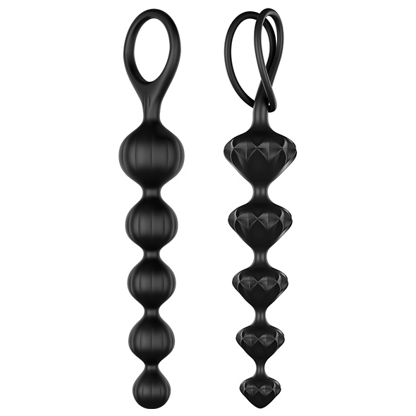 Satisfyer Love Beads Super Soft Silicone Black - Desireshop.nl