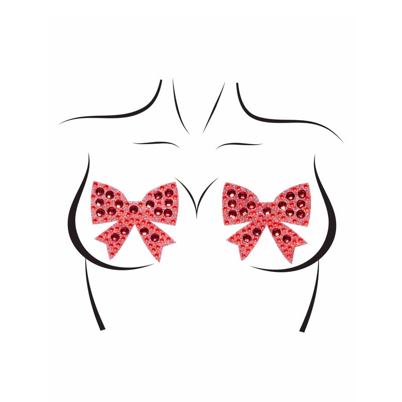 Rhinestone Bow Nipple Jewels - Desireshop.nl