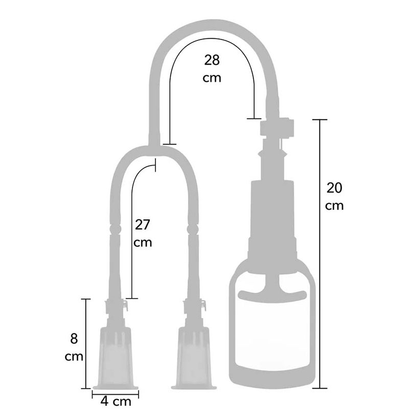 Vacuum Nipple Pleasure Pump M/L - Desireshop.nl