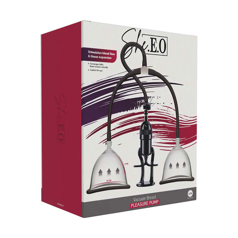 Vacuum Breast Pleasure Pump S/M - Desireshop.nl