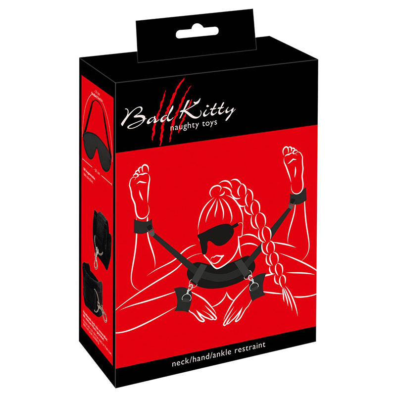 Bad Kitty - Hand Voet en Nek Bondage set - Desireshop.nl